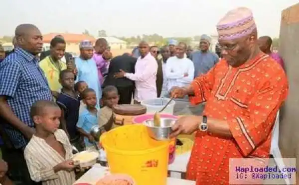 Wow! See What Former VP, Atiku Abubakar Was Spotted Doing in Yola, Adamawa State (Photos)